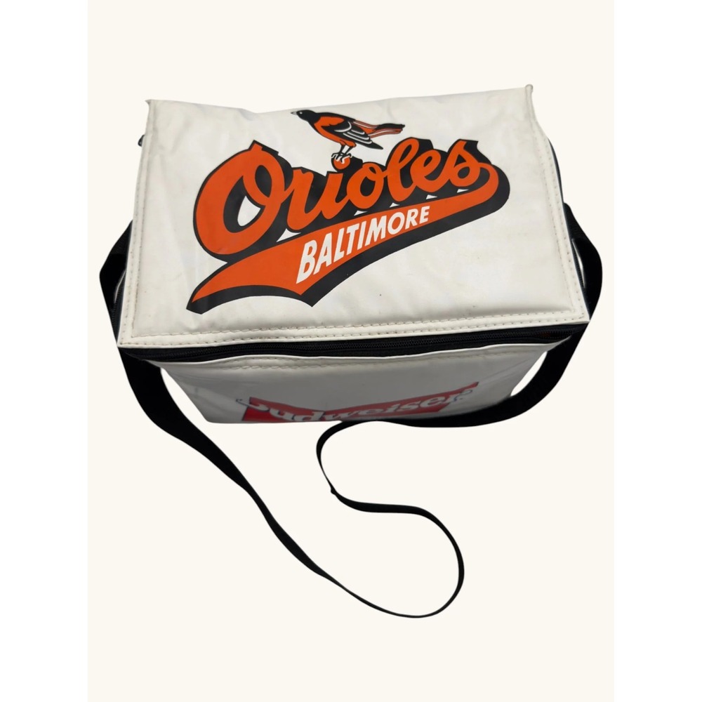 Vintage Baltimore Orioles Budweiser Bud Light Soft Cooler Bag Insulated MLB Beer